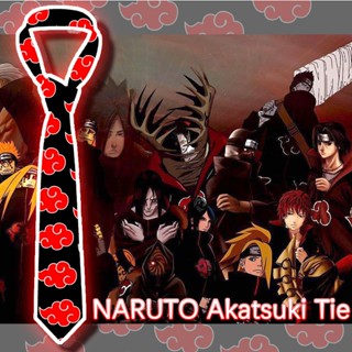 สินค้าใหม่ เนคไท ลายการ์ตูนนารูโตะ Akatsuki สองมิติ