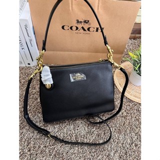 COACH DOUBLE ZIP SHOULDER BAG  (C4645)