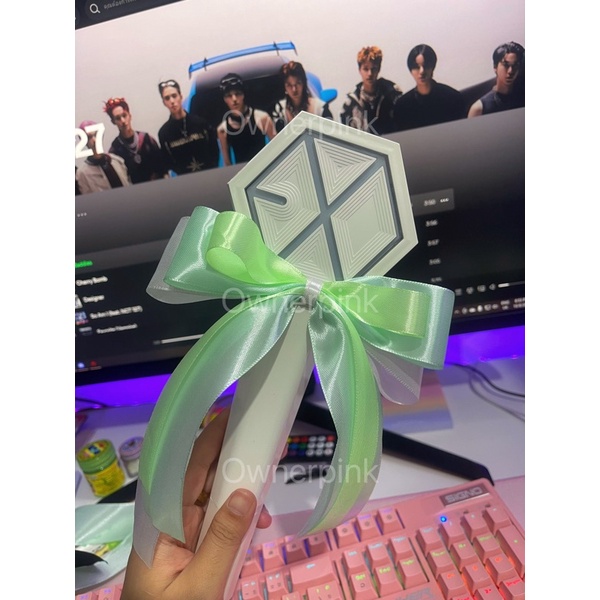 โบว์ติดแท่งไฟ โบว์แต่งแท่งไฟ โบว์แต่งบง GOT7 NCT NCTDREAM