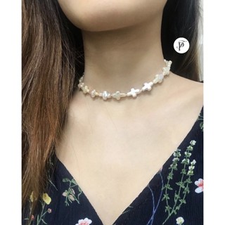 Freshwater Pearl Necklace Plus Shaped ➕🧸