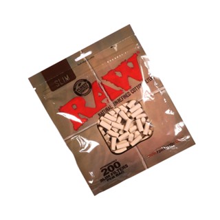 ก้นกรองฟองน้ำ RAW Cotton Filter Tips 200 ชิ้น รุ่น 6 mm และ 8mm. รับประกันสินค้าแท้ 100% พร้อมส่งจากไทย ส่งไวทันใจ