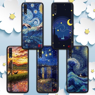 เคสโทรศัพท์มือถือแบบนิ่ม TPU ลาย Starry Night Van Gogh 86HNH สําหรับ Samsung A11 A31 A41 A51 A81 A91 M31 A21S A73 A82