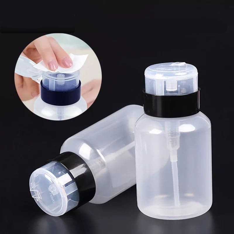 ขวดปั๊มสำหรับใส่น้ำยาล้างเล็บ บรรจุได้ 200 ml
