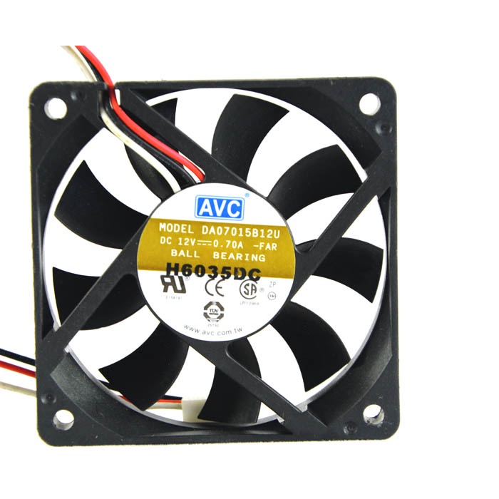HY DA07015B12U 12V 0.70A 7CM 7015 BALL FAN CPU FAN