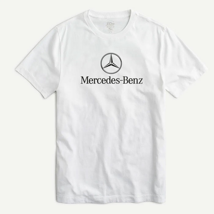 MERCEDES T SHIRT เสื้อยืด เบนซ์ ผ้า COTTON 100% SIZE M รูปที่ 3