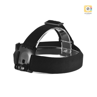 Adjustable Anti-Slip Action Camera Head Strap Headband Mount for  hero 7/6/5/4 SJCAM /YI