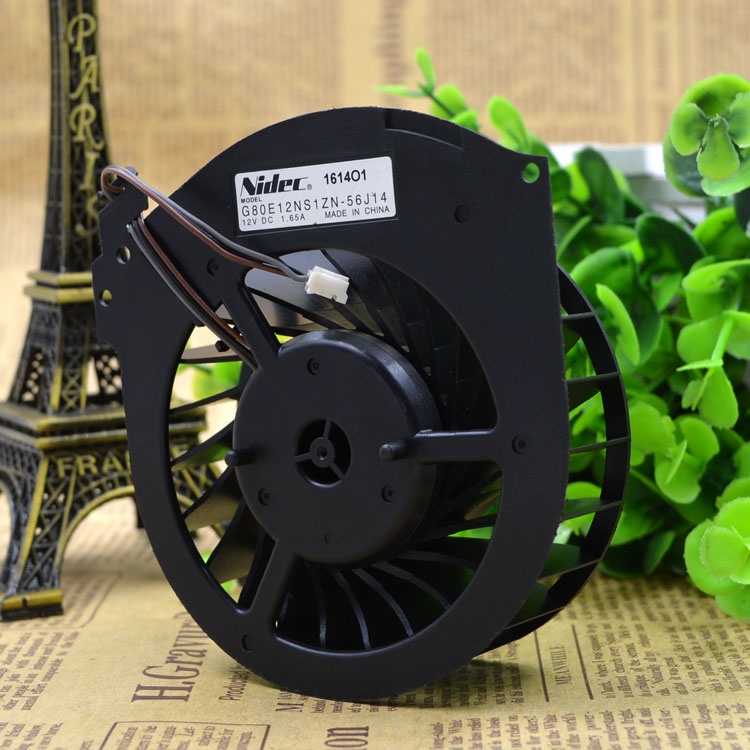 SZ G80E12NS1ZN-56J14 12V 1.65A พัดลมระบายความร้อน