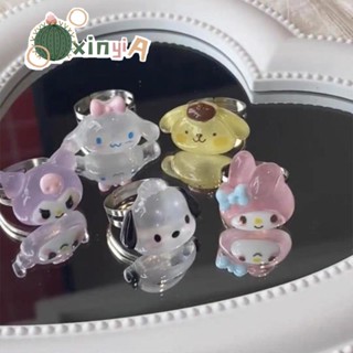 【XINYIA】แหวนเรซิ่น รูปสุนัข Cinnamoroll Kulomi น่ารัก สําหรับคู่รัก 2023