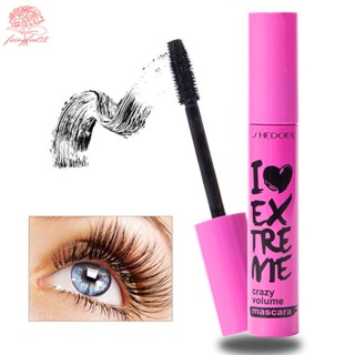 I LOVE EXTREME Essence มาสคาร่า กันน้ํา หนา ยาว หัวแปรงซิลิโคน สีชมพู