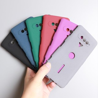 เคสโทรศัพท์มือถือ แบบนิ่ม ป้องกันลายนิ้วมือ สีพื้น สําหรับ Xiaomi Mi Black Shark 4 4S 5 5RS Pro