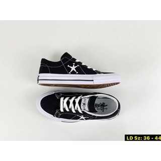 Converse one star รองเท้าผ้าใบผูกเชือกพร้อมกล่อง