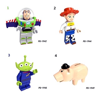 ของเล่นบล็อกตัวต่อเลโก้ รูปการ์ตูน Toy Story Buzz Lightyear DIY สําหรับเด็ก