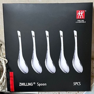 ช้อนข้าวครัว  Zwilling ชุดใหญ่ 5 ชิ้น 304 STANDLESSSTEEL ช้อนตวงสแตนเลสช้อนตวงข้าวสำหรับครัวเรือนช้อนตักอาหาร