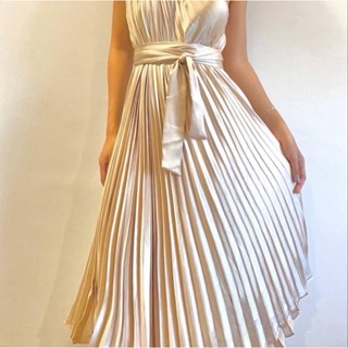 New in💞Wavy Pleated DRESS💞🥂 เดรสพลีทรุ่นใหม่