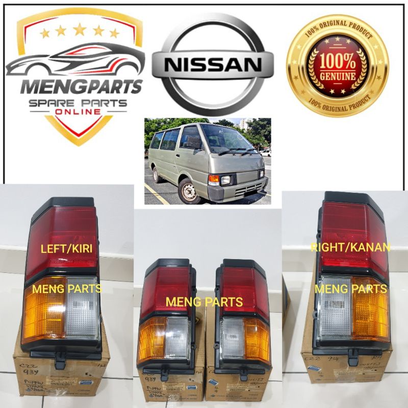NISSAN VANETTE C22 VAN 1993Y TAIL LAMP ASSY RH-26550-G5400 LH-26555-G5400