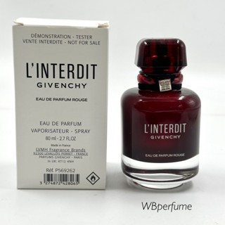 น้ำหอม Givenchy LInterdit Eau de Parfum Rouge 80ml Tester