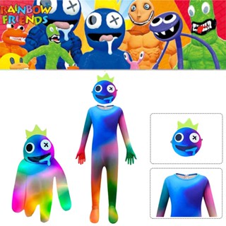 ชุดจั๊มสูทคอสเพลย์ Roblox Rainbow Friends สีสันสดใส สําหรับทุกโอกาส