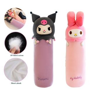 Cute 60/80cm Kuromi My Melody Long Throw Pillow Cushion Plush Toy Soft Stuffed Doll Xmas Gift