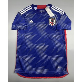 เสื้อบอล แฟนบอล ทีมชาติ ญี่ปุ่น เหย้า 2022-23 Japan Home ฟุตบอลโลก World Cup 2022 สีน้ำเงิน