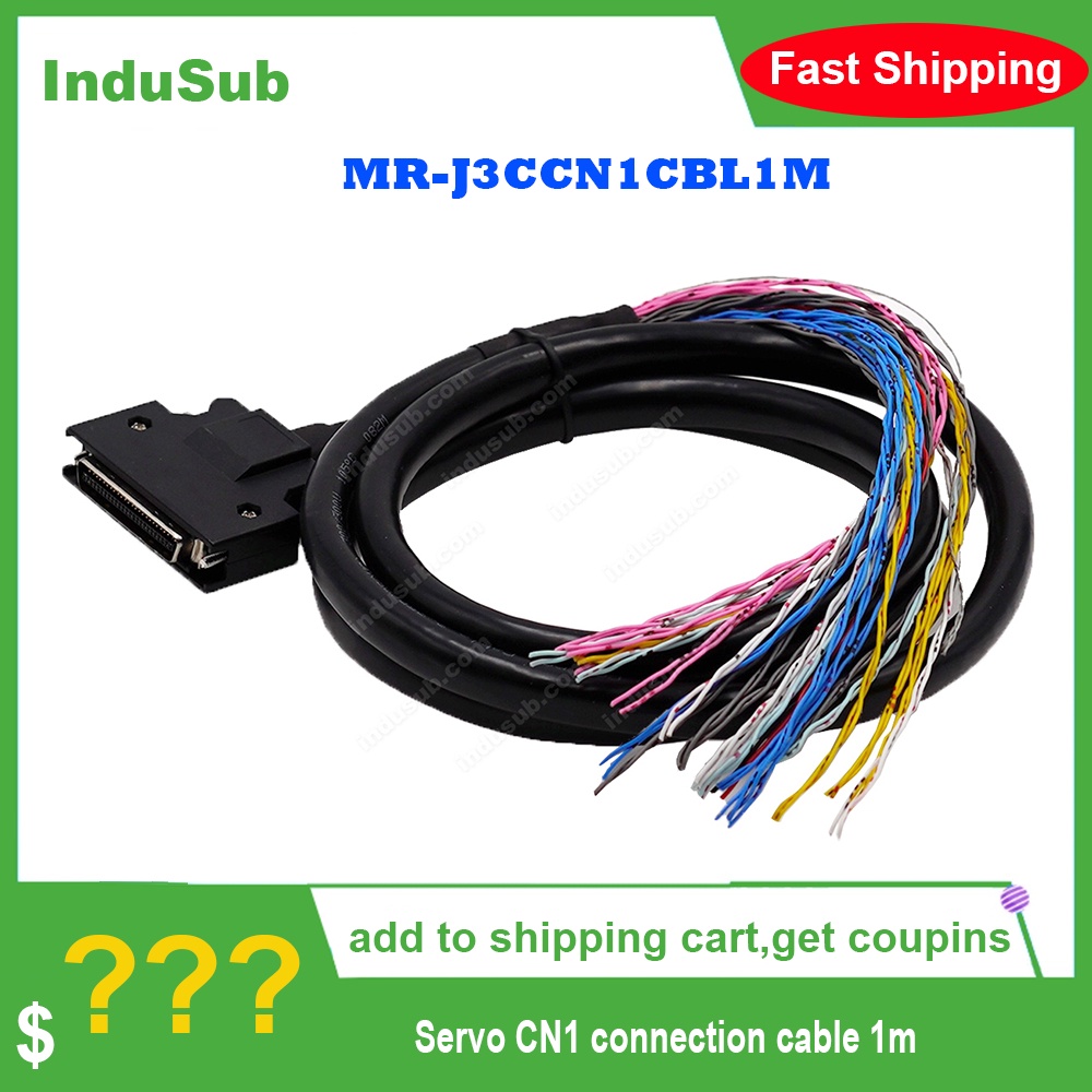MR-J3CCN1CBL1M Servo CN1 สายเชื่อมต่อ 1 ม. 50 พินเหมาะสําหรับ J3 J4 JE-A เซอร์โว