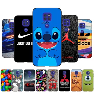 เคสโทรศัพท์มือถือ ซิลิโคนนิ่ม Tpu สีดํา แฟชั่น สําหรับ Motorola Moto G9 Play Motorola Moto G9 MotoG9