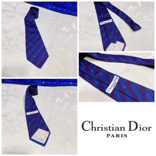 🧣: CHRISTIAN DIOR Silk Tie แท้💯%