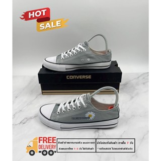 รองเท้าผ้าใบConverse ดอกเดซี่ ✨สวยแท้100% รองเท้าคอนเวิร์ส รองเท้าผ้าใบผู้ชาย-ผู้หญิง รองเท้าทำงาน รองเท้าผ้าใบข้อสั้น