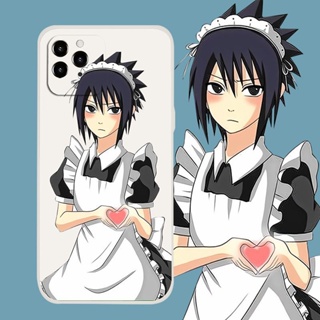 Sasuke Maid ~เคสไอโฟน iPhone 7plus 12 11 pro max เคส iPhone 13 14 pro phone case 7 se2020 8plus TPU 8พลัส Xr Xs X นิ่ม