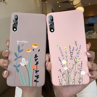 เคสโทรศัพท์มือถือ ซิลิโคนนิ่ม TPU ผิวด้าน กันกระแทก ลายไดโนเสาร์มอนสเตอร์ ดอกไม้น่ารัก สําหรับ VIVO S1 IQOO V17 NEO VIVOS1 S1 IQOO V17 NEO