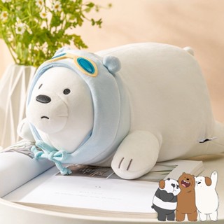 ⚡COD🔥ตุ๊กตา ตุ๊กตาแบบนอน We Bare Bears Plush Toy ตุ๊กตาของขวัญ ​ตุ๊กตานุ่มนิ่ม