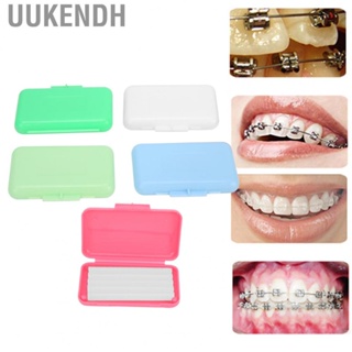Uukendh Tooth False Teeth Dentures  Fruit Flavor Orthodontic Protection Wax Mouth Oral Dental Braces