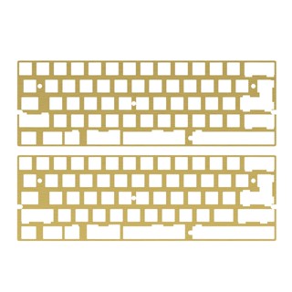 KBDfans CNC Aluminum/Brass 60% Plate For DZ60 Customized Mechanical Keyboard PCB