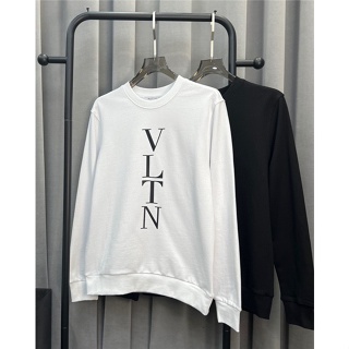 Valent1n0 ใหม่ เสื้อกันหนาว คอกลม ผ้าฝ้าย พิมพ์ลายตัวอักษร ฤดูใบไม้ร่วง ฤดูหนาว สําหรับผู้ชาย S-4XL