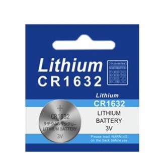 ถ่านกระดุม Lithium 3V CR1632 สำหรับไม้เซลฟี่ เครื่องคิดเลข เมนบอร์ดคอมพิวเตอร์ นาฬิกา แพ็ค 1 ก้อน