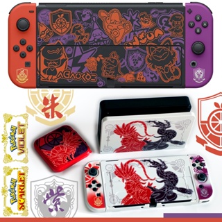 เคสแข็ง PC แข็ง ลาย Pokémon Scarlet และ Violet สําหรับ Nintendo Switch &amp; OLED &amp; Lite