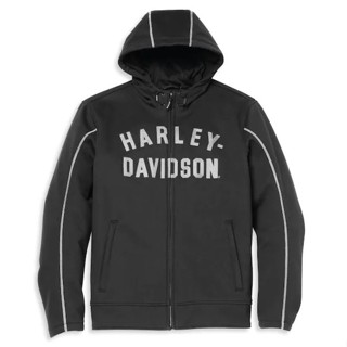 เสื้อแจ๊คเก็ตฮู้ดสำหรับขับขี่ผู้ชายลิขสิทธิ์แท้จาก Harley Davidson 97105-22VM