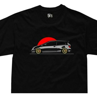 เสื้อยืดผู้หญิง Camiseta para honda type r fans ep3 mk2 v tec jdm, camiseta lanbrazo