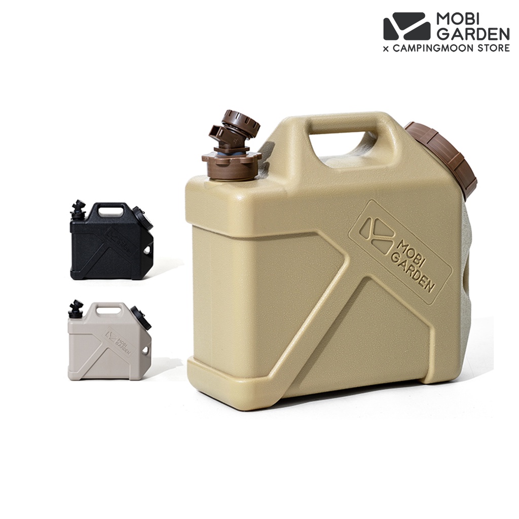 ถังน้ำดื่มพกพา Mobi Garden ขนาด 10L | 20L มีสามสีให้เลือก วัสดุ พลาสติก PE Food Grade คุณภาพสูง