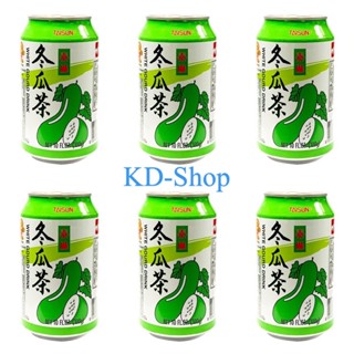 ไทซัน Taisun (ของแท้100%) น้ำฟักตงกัวฉา น้ำฟักเขียว White Gourd Drink ขนาด 300 มล.x6 กระป๋อง สินค้าใหม่ สุดคุ้ม พร้อมส่ง
