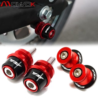 MOW YZF รถจักรยานยนต์6Mm Swingarm Spools Slider ขาตั้ง Bobbins Yamaha YZF R3 R25 R6 R1 2019 2020 2021