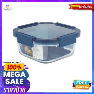 SUPERLOCKกล่องอาหารแก้วจัตุรัส800ML#6218SUPER LOCK GLASS FOOD SAVER 800ML#6218