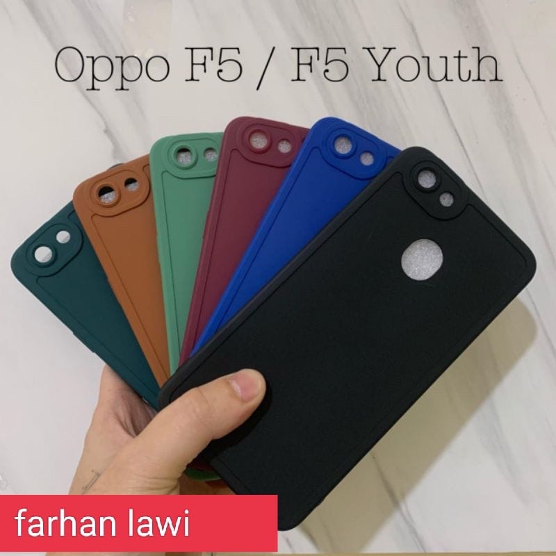 CASE SILICON MACAROON PROCAMERA OPPO F5 F5 YOUTH F7 SOFTCASE PRO CAMERA