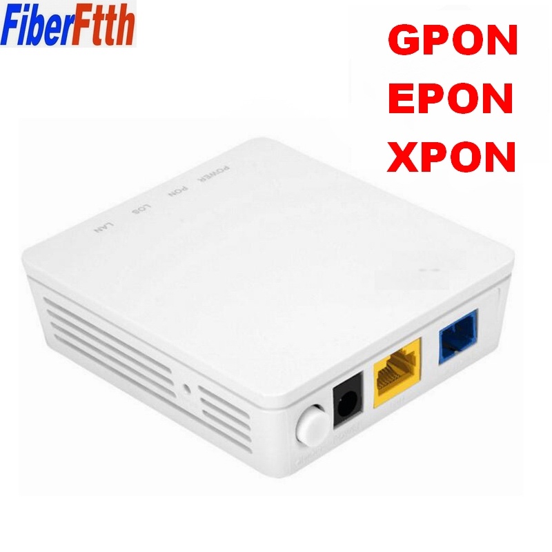 ยี่ห้อใหม่ Huawei EPON /GPON/XPON ONU HG8310M 1GE ONU ONT พร้อมพอร์ต Lan เดี่ยวใช้กับ FTTH