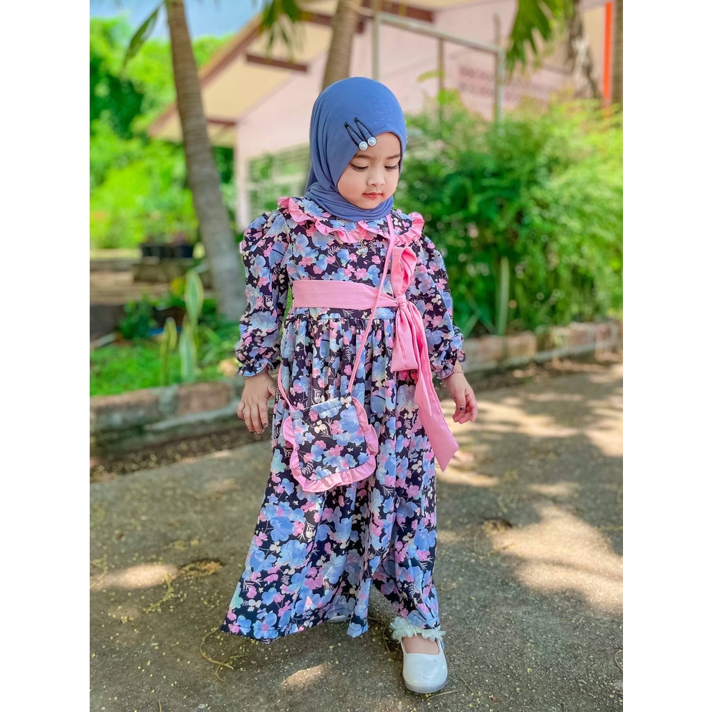 เดรสเด็ก ชุดเด็กผู้หญิง ชุดเด็กอิสลาม Muslim kids dress
