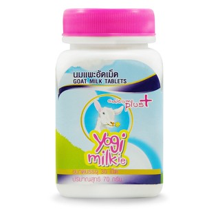 นมแพะอัดเม็ดศิริชัย Yogi Milkie แพ็ค 6 กระปุก