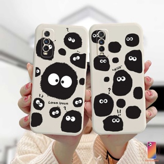 เคสโทรศัพท์มือถือ Tpu นิ่ม ลายกราฟฟิตี้ สีดํา สําหรับ VIVO Y16 Y12S Y12 Y20 Y15S Y91C Y21 2021 Y21A Y21T Y30 Y21S Y20S Y12i Y01 Y91 Y30i Y93 Y95 Y15 Y17