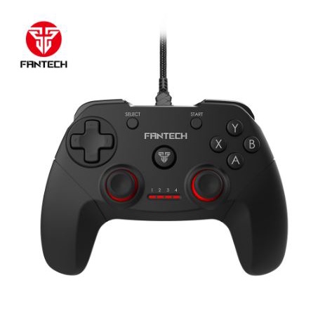 FANTECH GP12 REVOLVER Gaming Controller จอยเกมมิ่ง joystick ระบบ X-input คอนโทรลเลอร์ พร้อมกิฟยางด้านข้างเพิ่มความกระชับ