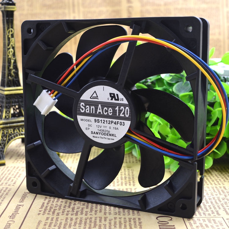 SZ 9S 12025 12V 0.19A 12CM BALL CASE FAN 9S12P4F03