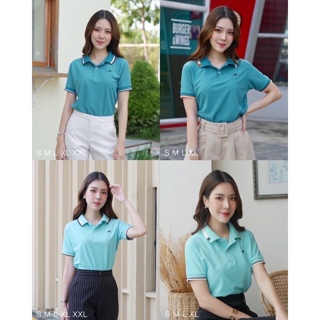 เสื้อโปโล สี ดาร์กมินท์ Dark Mint color มี 2 แบบให้เลือก