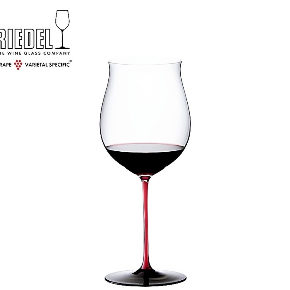 ออสเตรีย RIEDEL Li Duo ถ้วยคริสตัลเป่าด้วยมือ โบว์ผูกโบว์สีดำ ก้านแป้ง บอร์โดซ์ แก้วไวน์แดงเบอร์กันด